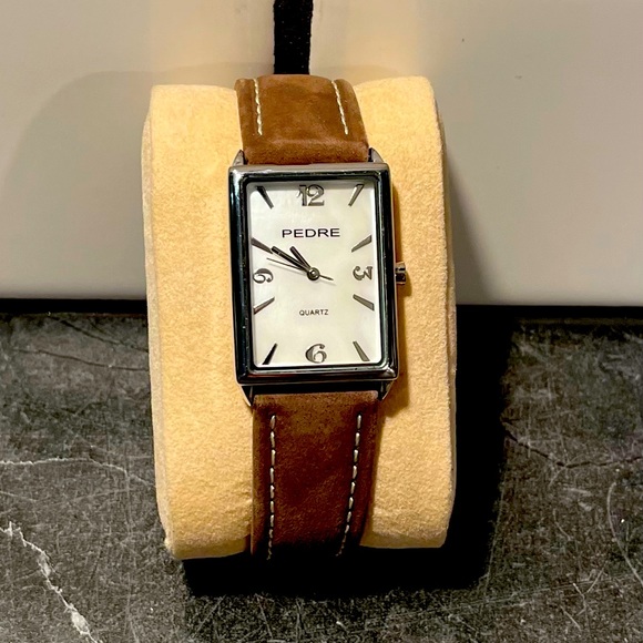 SALE!!! 2 for 30 Ladies Pedre Leather Band Watch- NWOT- New Battery (22) - Picture 1 of 1